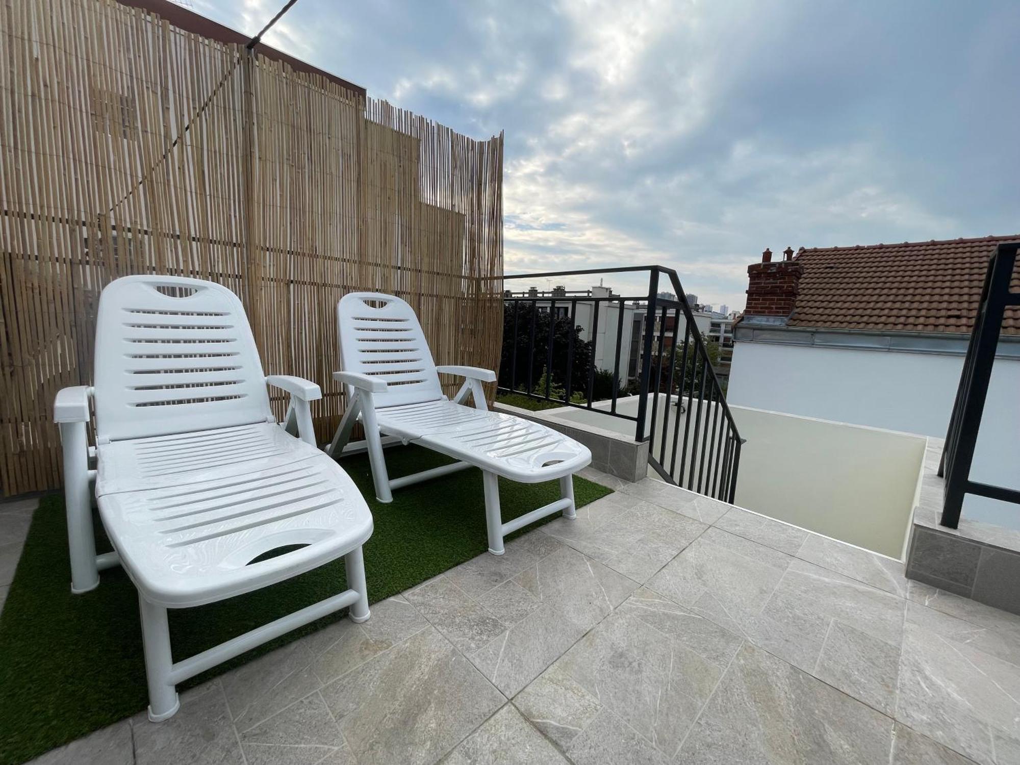 Appartement Avec Terrasse Et Ciel Etoile ! Noisy-le-Sec Exterior foto
